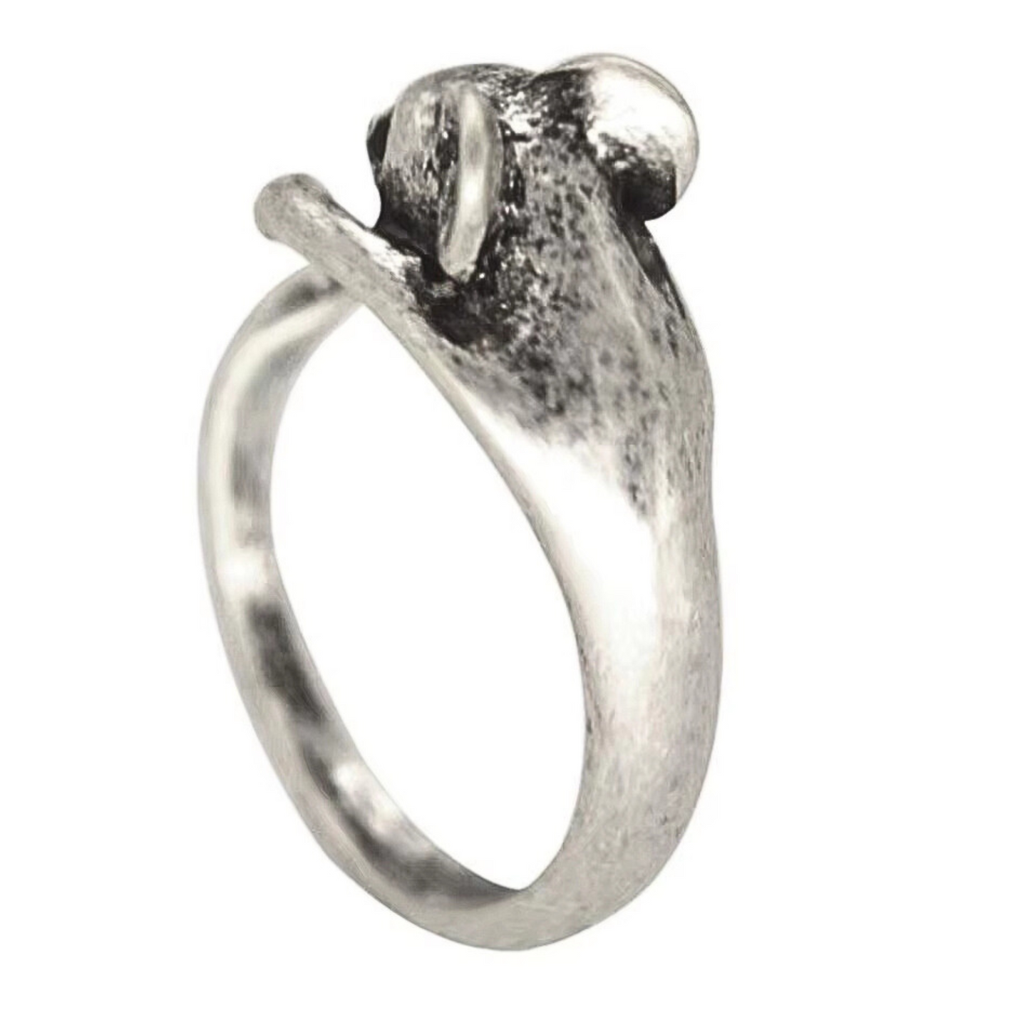 Adjustable Mouse Ring in Antique Silver or Gold