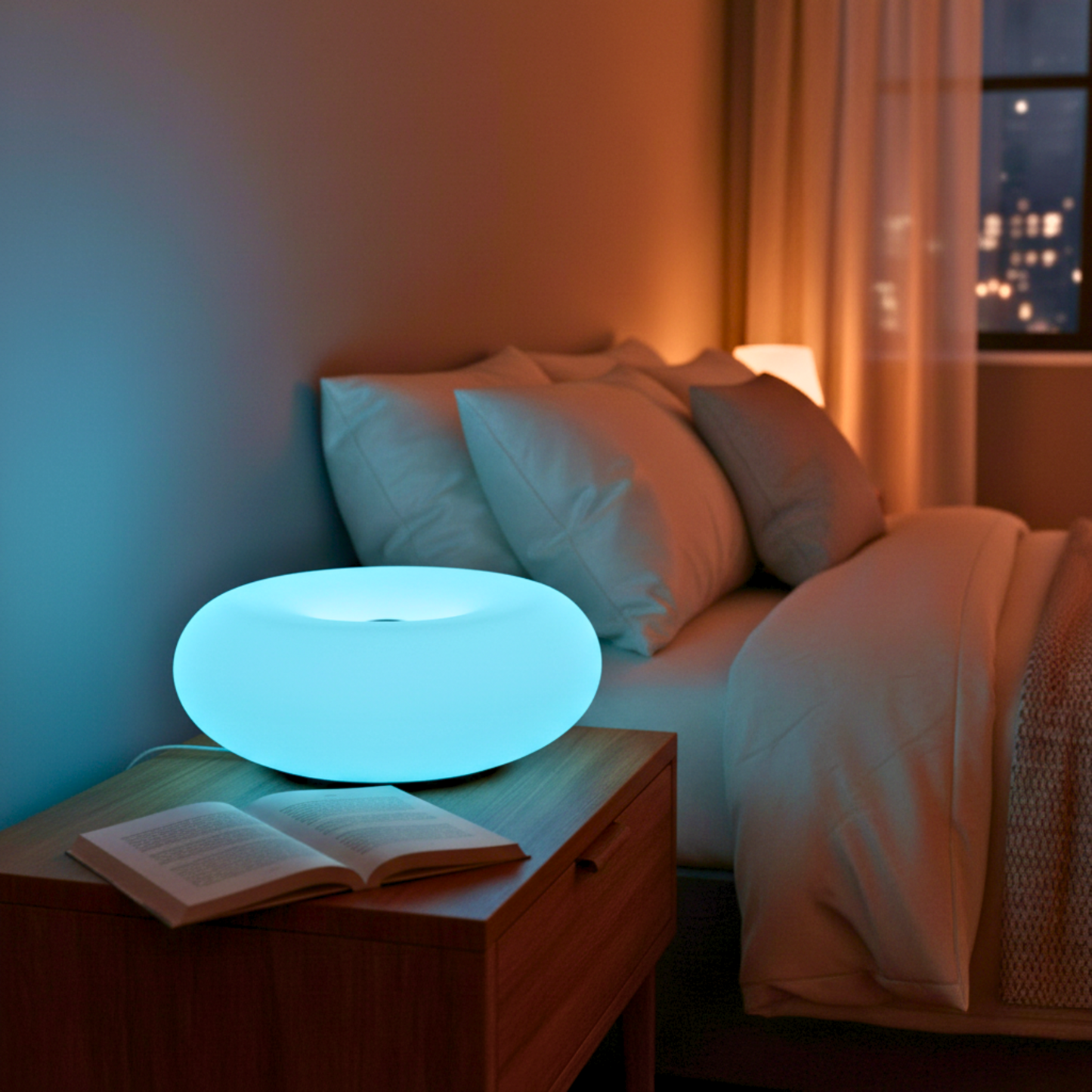 LuminiraOrb - Bauhaus RGB Colour Changing Donut Lamp