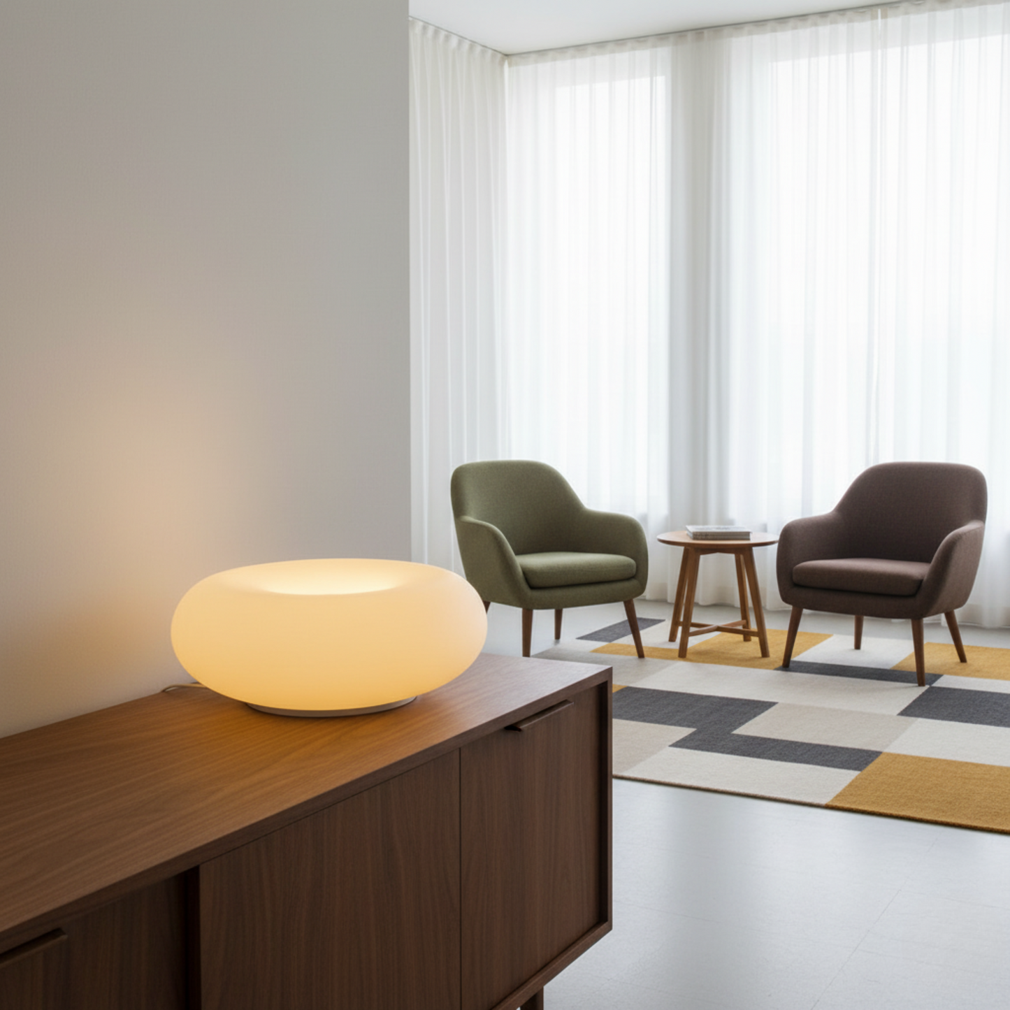 LuminiraOrb - Bauhaus RGB Colour Changing Donut Lamp
