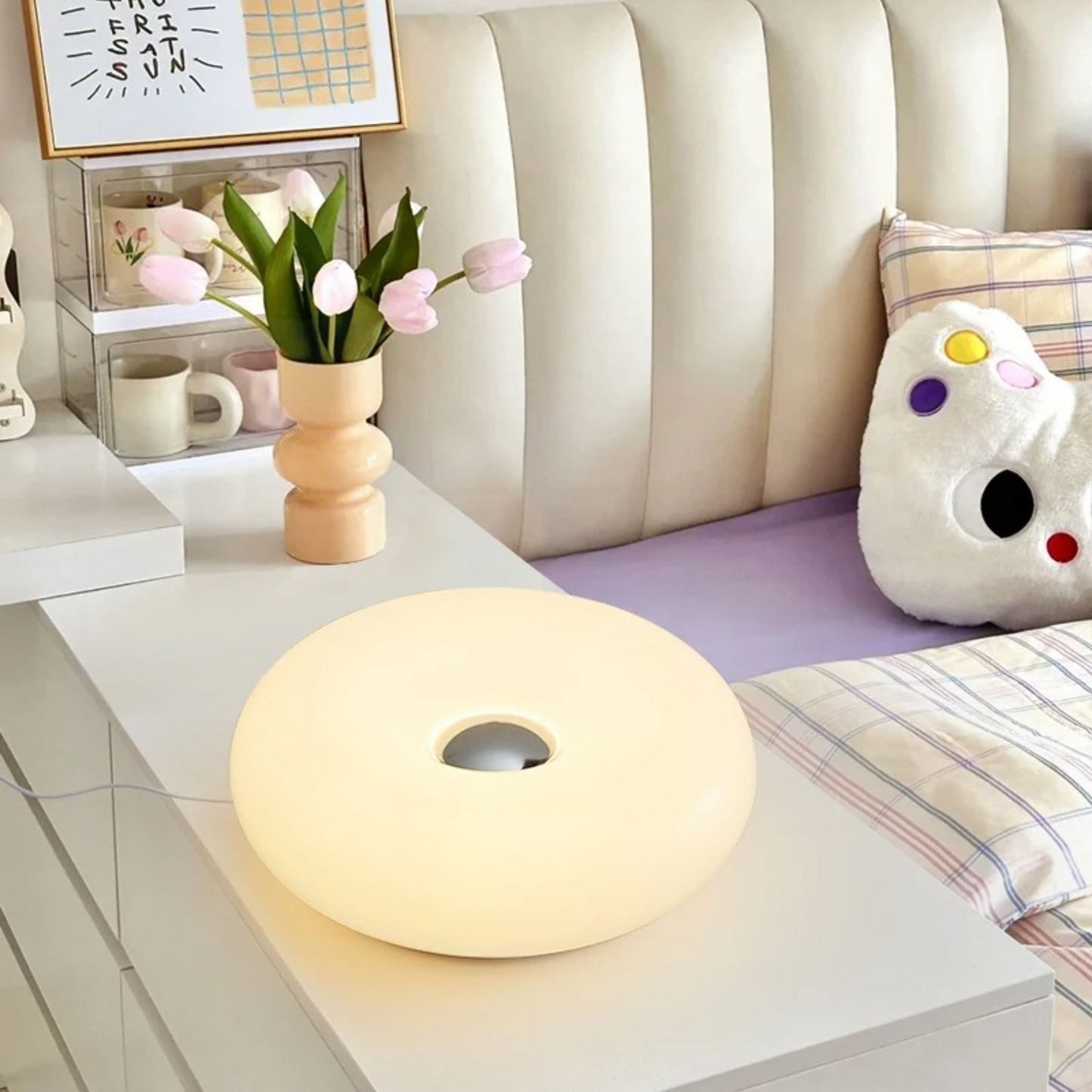 LuminiraOrb - Bauhaus RGB Colour Changing Donut Lamp