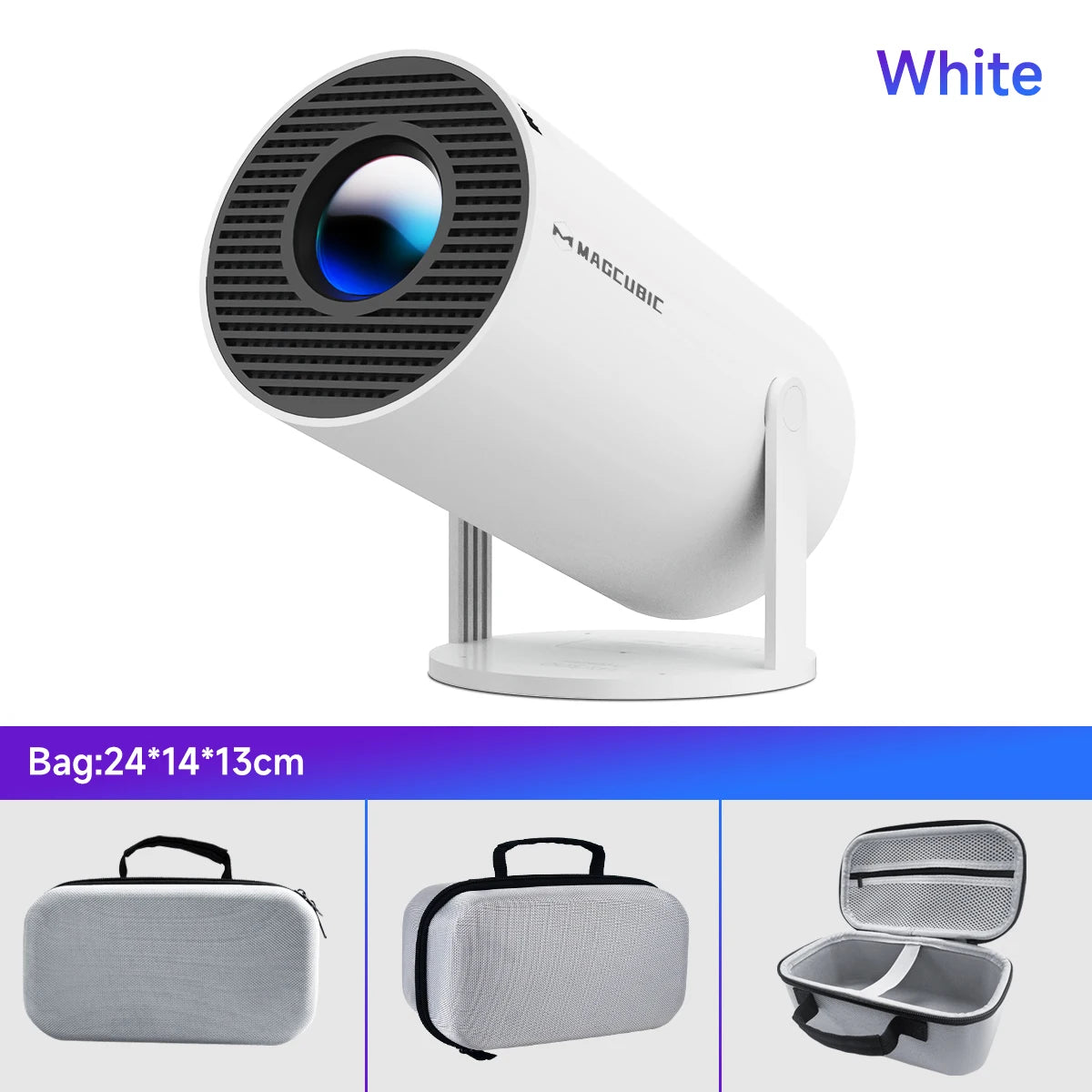 Compact WiFi Projector by Magcubic β Built-In Apps, 5G Streaming, Home Theater Ready