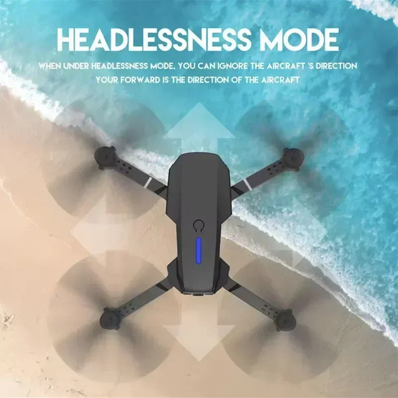 Foldable Quadcopter Drone With Dual 4K Wide Angle Camera