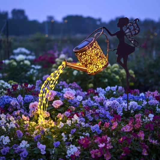 Enchanting Decorative Solar Waterfall Fairy Lights