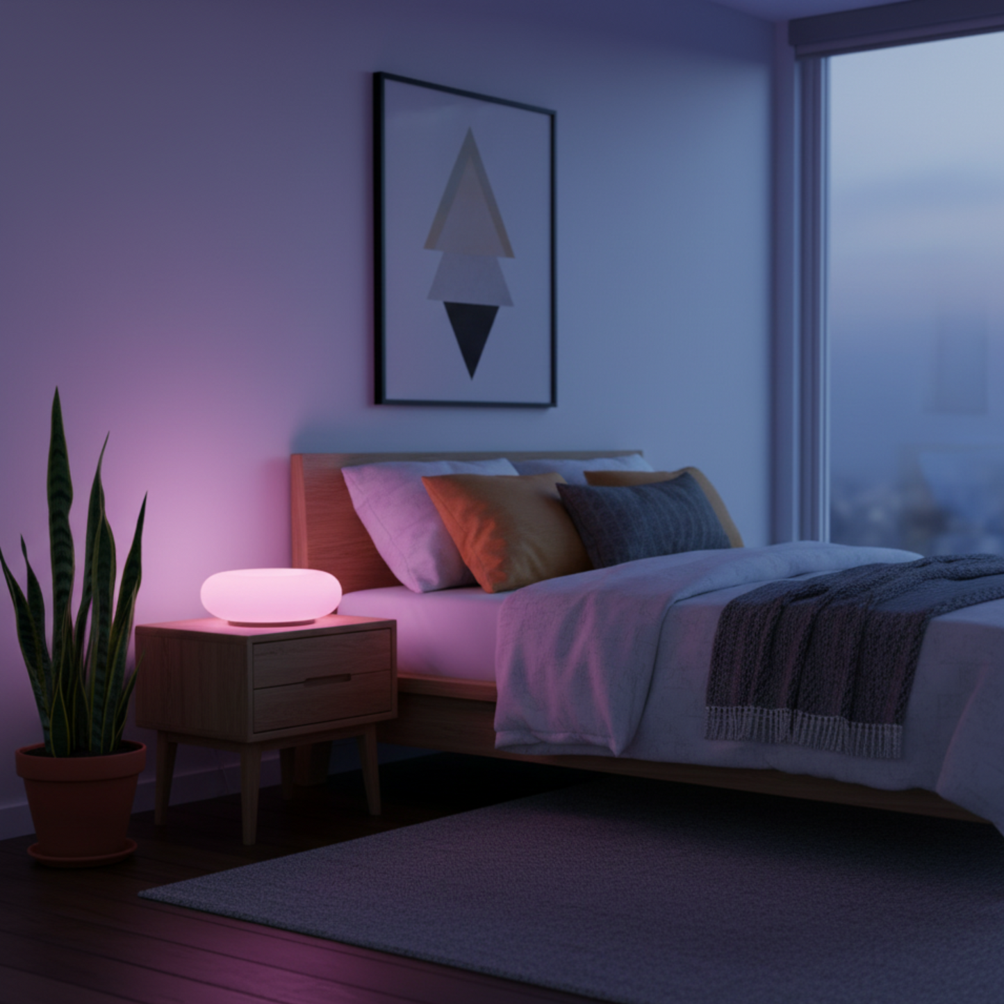 LuminiraOrb - Bauhaus RGB Colour Changing Donut Lamp