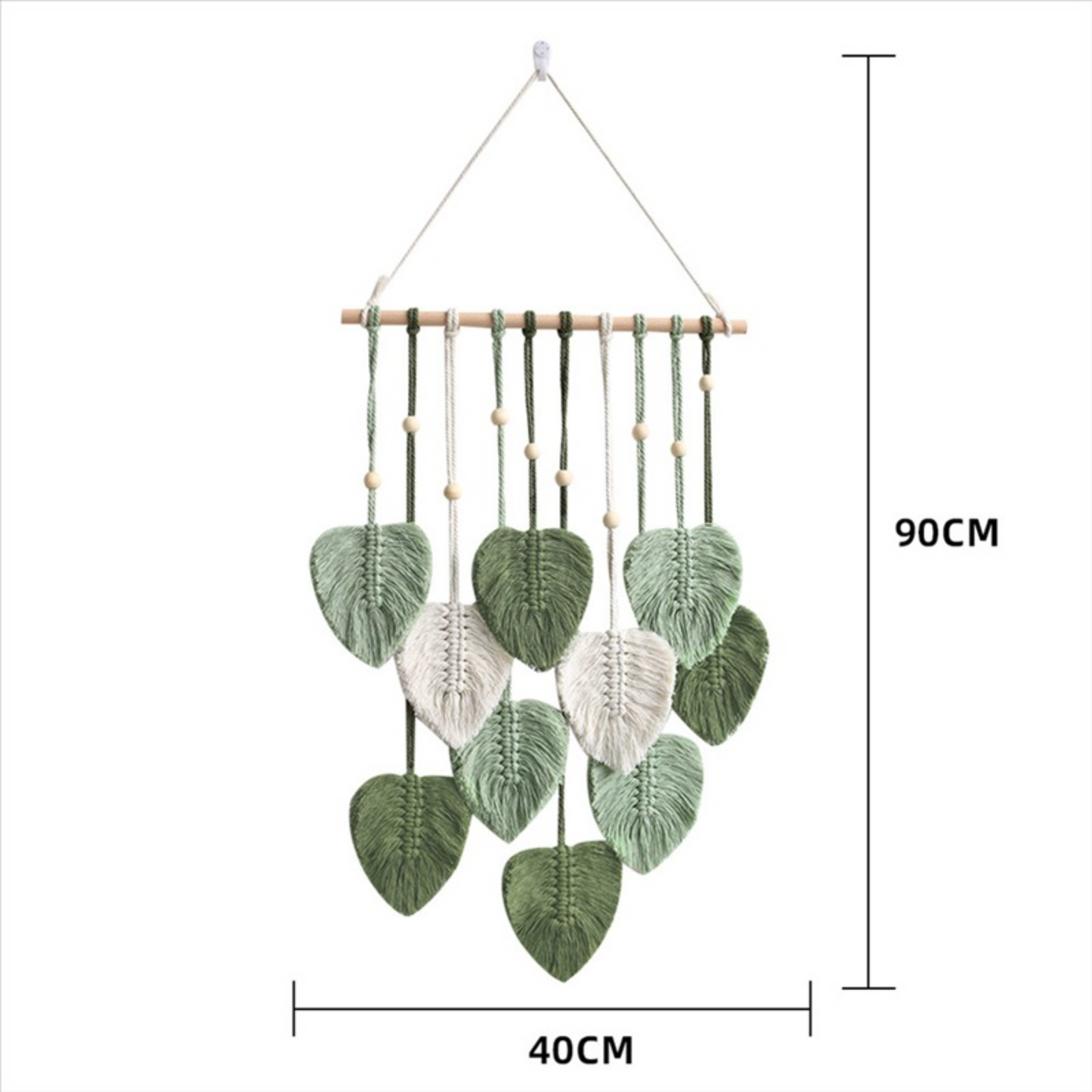 Modern Boho Leaf Macrame Wall Hanging