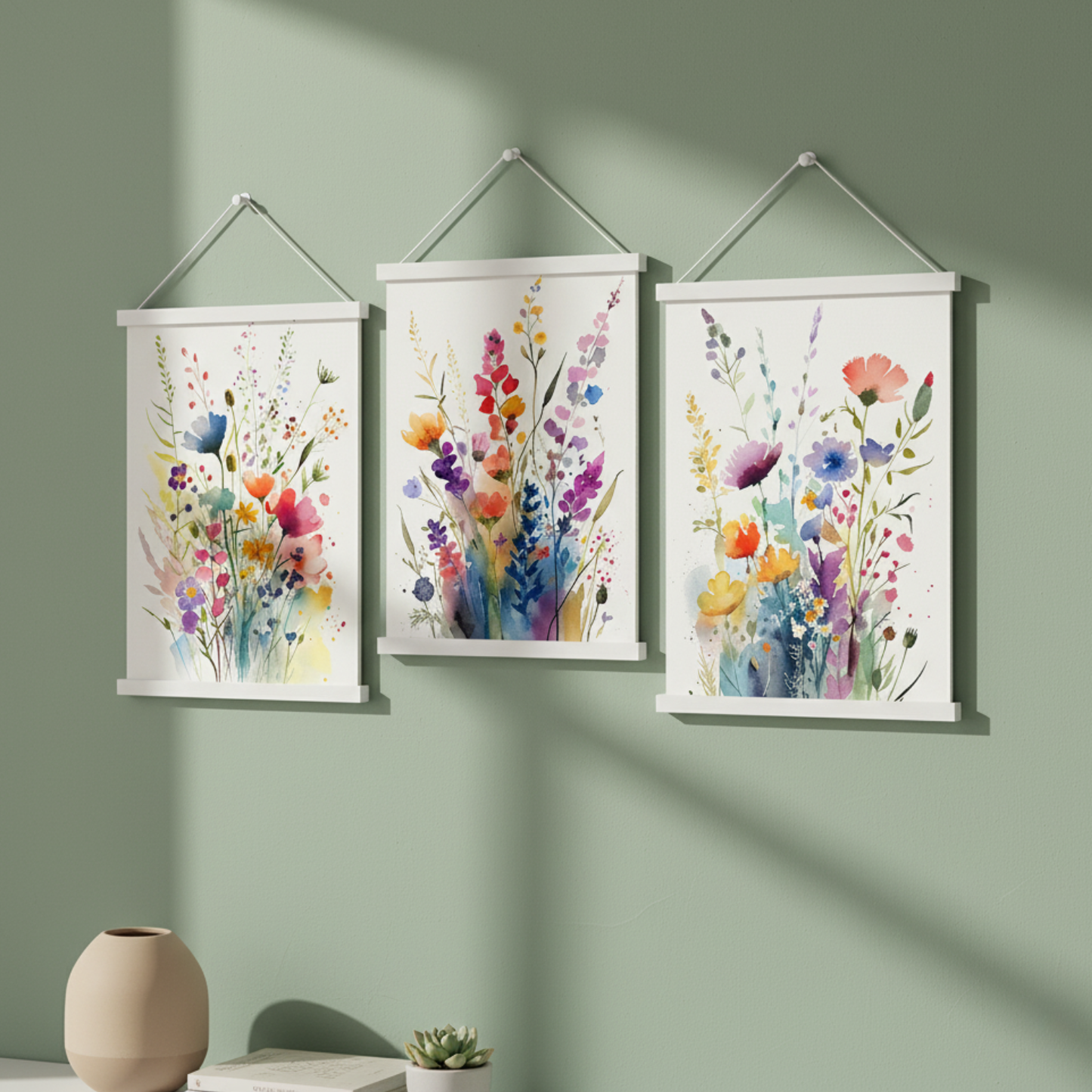 Magnetic Poster Frame – Easy Hang Canvas Wall Art Display