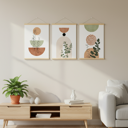 Magnetic Poster Frame – Easy Hang Canvas Wall Art Display