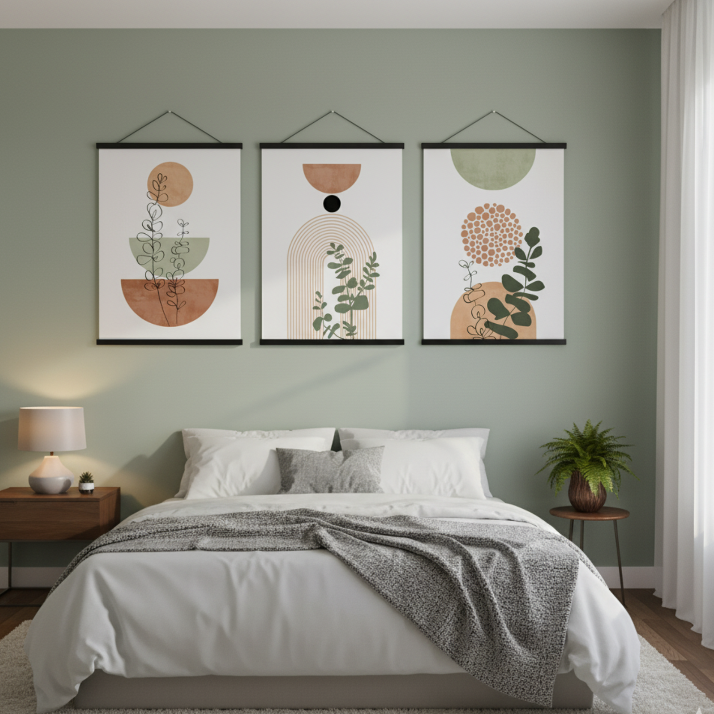 Magnetic Poster Frame – Easy Hang Canvas Wall Art Display