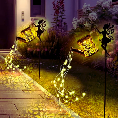 Enchanting Decorative Solar Waterfall Fairy Lights