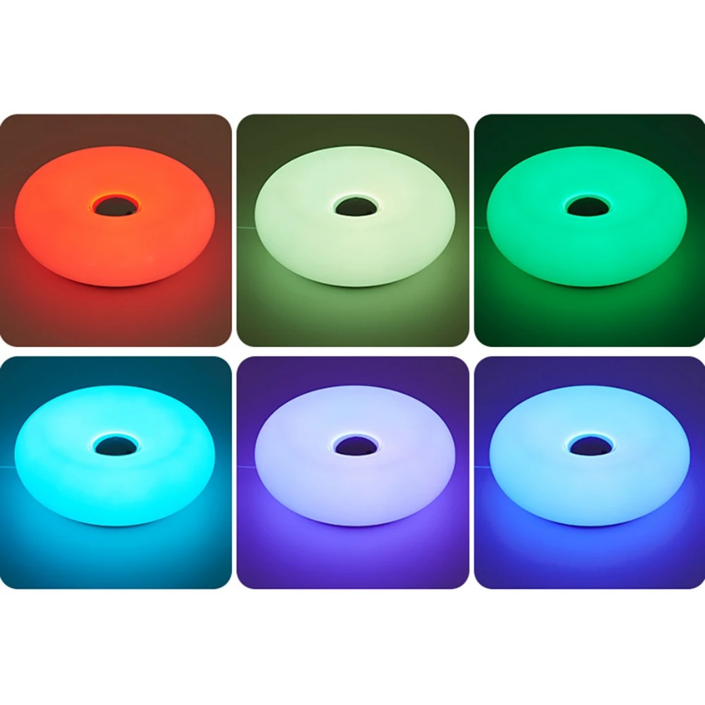 LuminiraOrb - Bauhaus RGB Colour Changing Donut Lamp