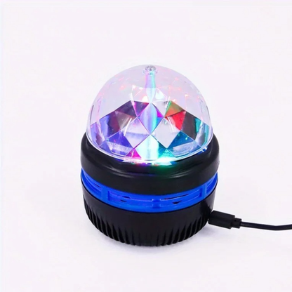 Starry Night & Crystal Rotating Galaxy Projector – USB Night Light