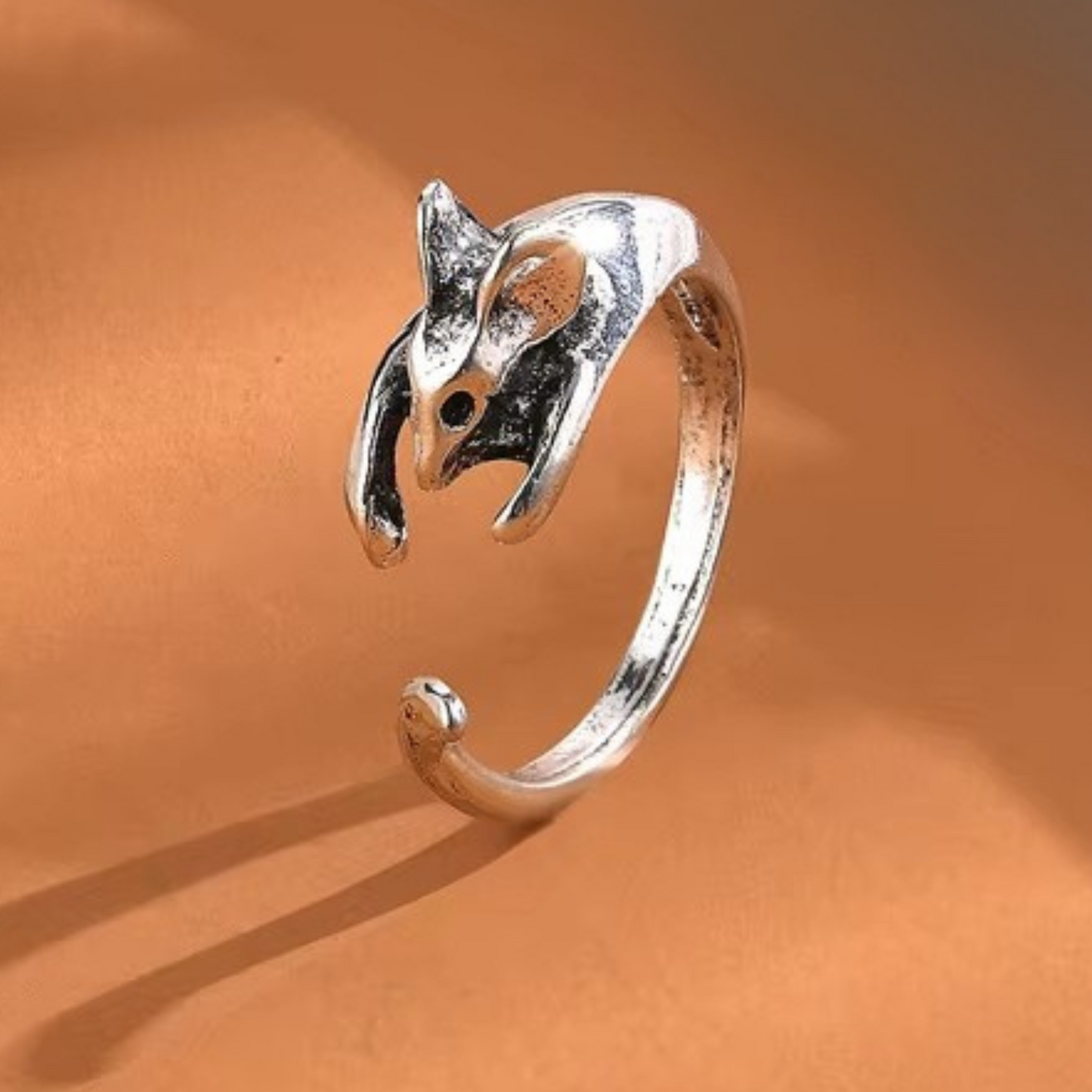 Adjustable Mouse Ring in Antique Silver or Gold