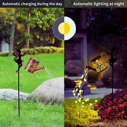 Enchanting Decorative Solar Waterfall Fairy Lights
