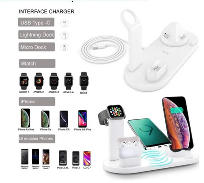 6 in 1 Wireless Charger Stand