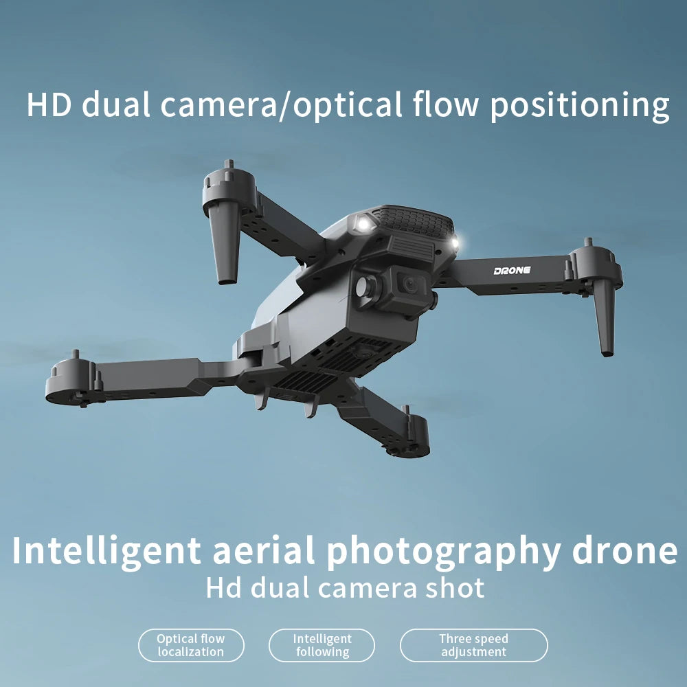 Foldable Quadcopter Drone With Dual 4K Wide Angle Camera