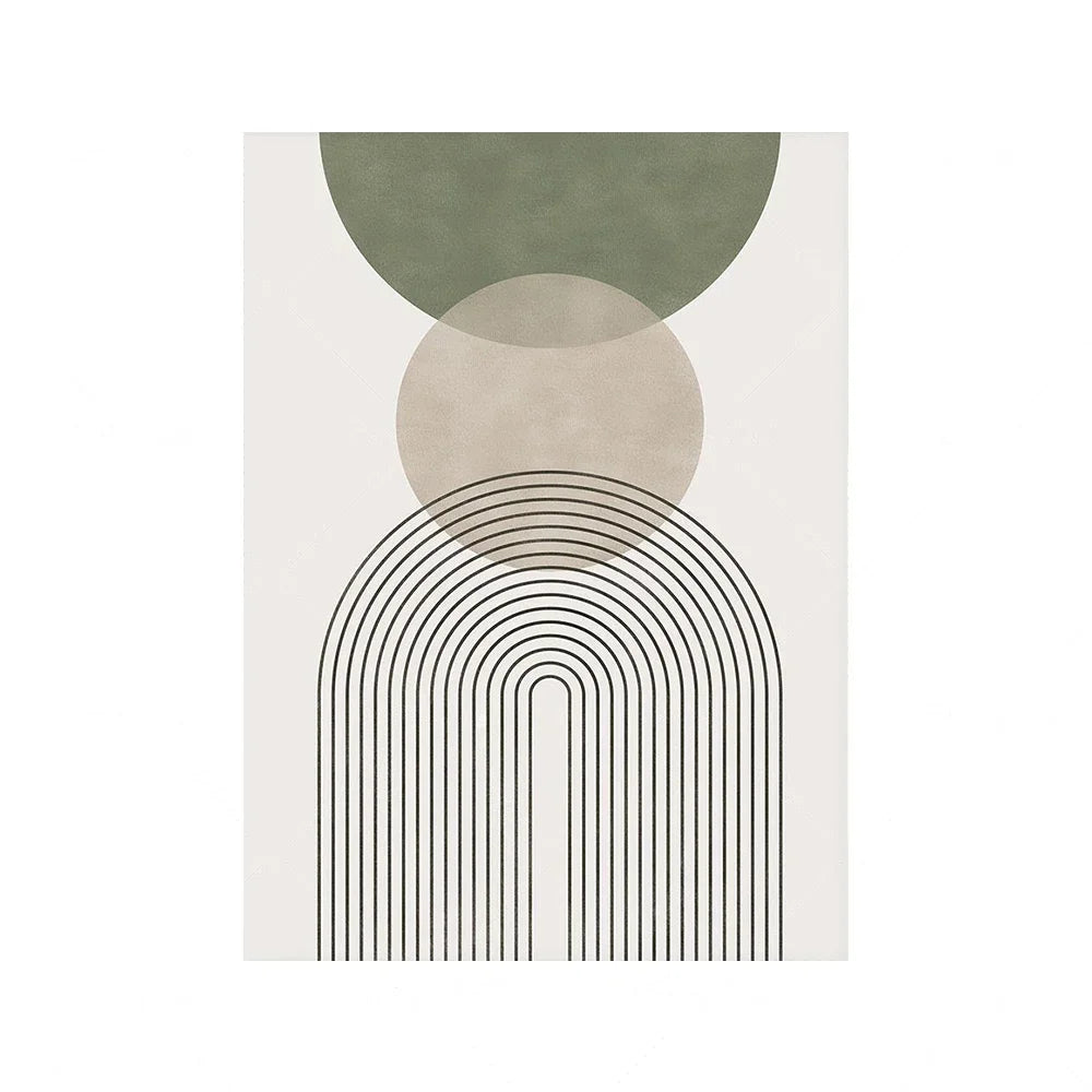 Sage Green Botanical Wall Art Set – 3 Minimalist Canvas Prints for a Calming, Nordic Vibe