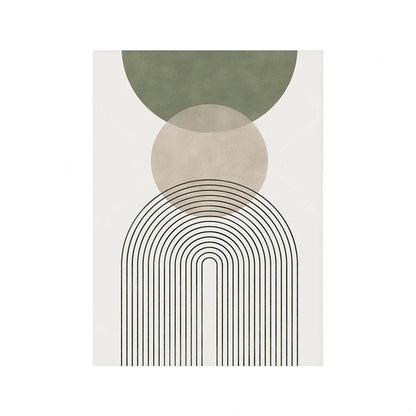 Sage Green Botanical Wall Art Set – 3 Minimalist Canvas Prints for a Calming, Nordic Vibe