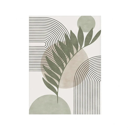 Sage Green Botanical Wall Art Set – 3 Minimalist Canvas Prints for a Calming, Nordic Vibe