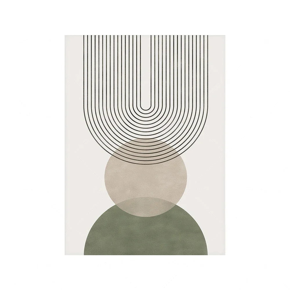 Sage Green Botanical Wall Art Set – 3 Minimalist Canvas Prints for a Calming, Nordic Vibe