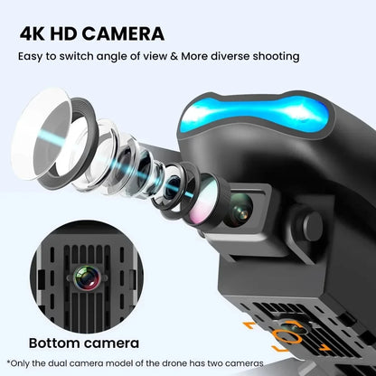 Smart Drone with 4K HD Dual Cameras