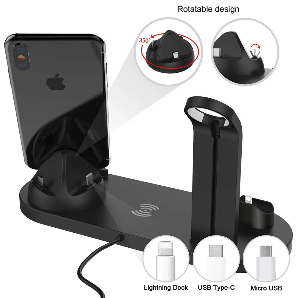 6 in 1 Wireless Charger Stand