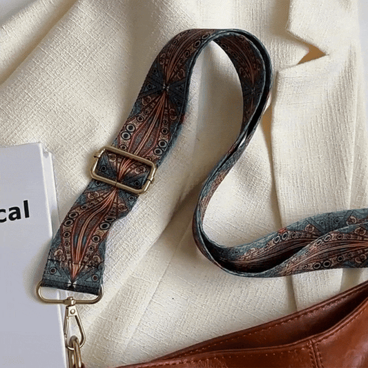 Vintage Style Vegan Leather Crossbody Bag – Timeless Vintage Charm, Adjustable Strap, Cruelty-Free